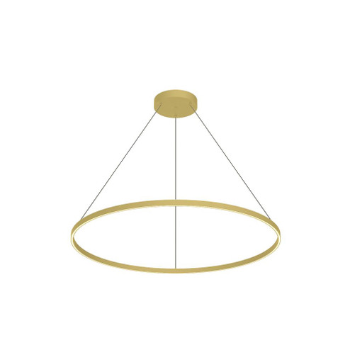 Cerchio 48-in Brushed Gold LED Pendant (461|PD87148-BG)