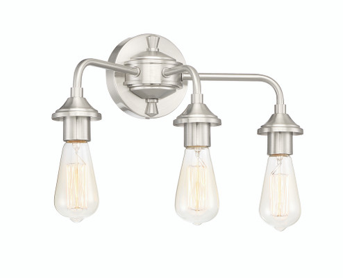 Bridgestone 3 Light Vanity in Brushed Polished Nickel (20|53003-BNK)