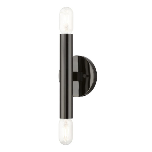 2 Light Black Chrome ADA Sconce (108|51132-46)