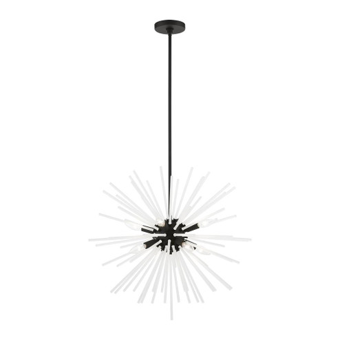 8 Light Black Pendant Chandelier (108|48826-04)