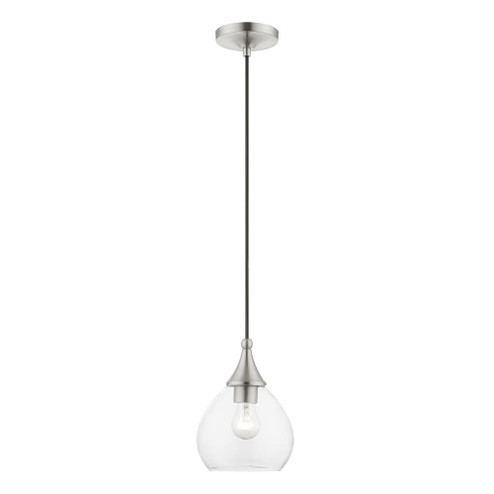 1 Light Brushed Nickel Mini Pendant (108|46501-91)