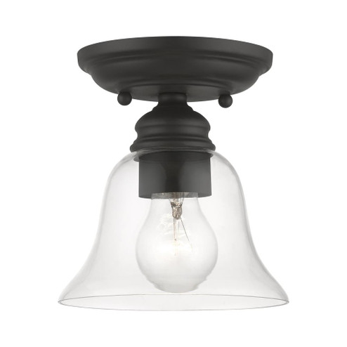 1 Light Black Small Semi-Flush (108|46481-04)