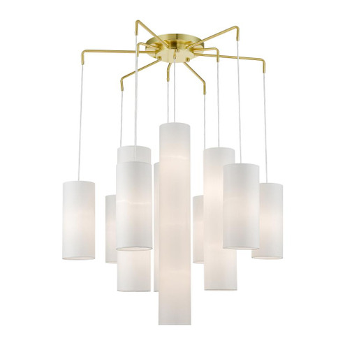 15 Light Satin Brass Foyer Chandelier (108|42658-12)