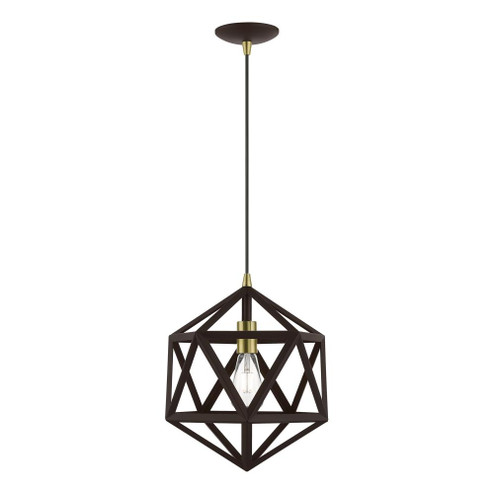 1 Light Bronze with Antique Brass Accents Pendant (108|41328-07)