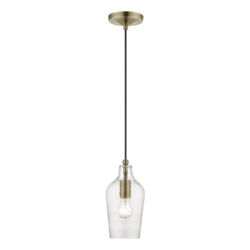 1 Light Antique Brass Mini Pendant (108|41240-01)