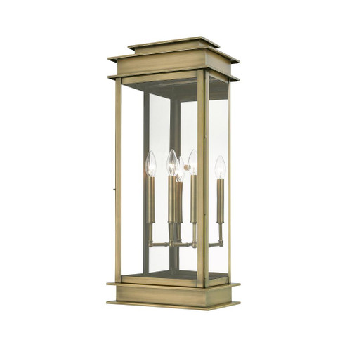 3 Light Antique Brass Outdoor Extra Large Wall Lantern (108|20208-01)