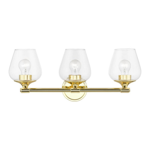 3 Light Polished Brass Vanity Sconce (108|17473-02)