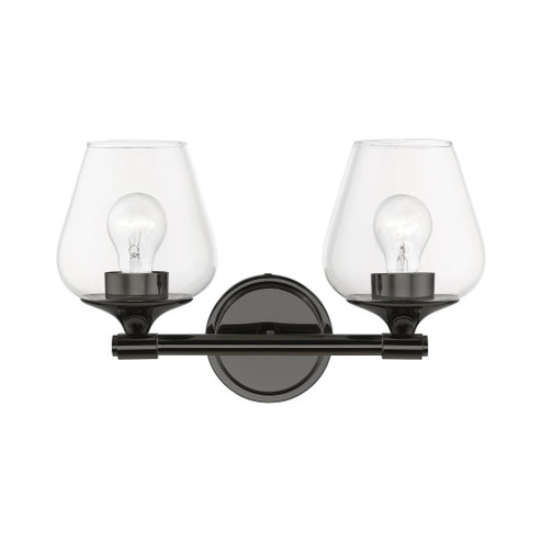 2 Light Black Chrome Vanity Sconce (108|17472-46)