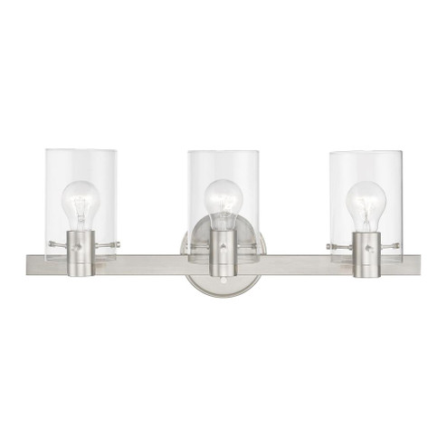3 Light Brushed Nickel Vanity Sconce (108|17233-91)