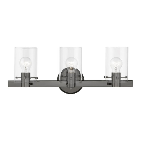 3 Light Black Chrome Vanity Sconce (108|17233-46)