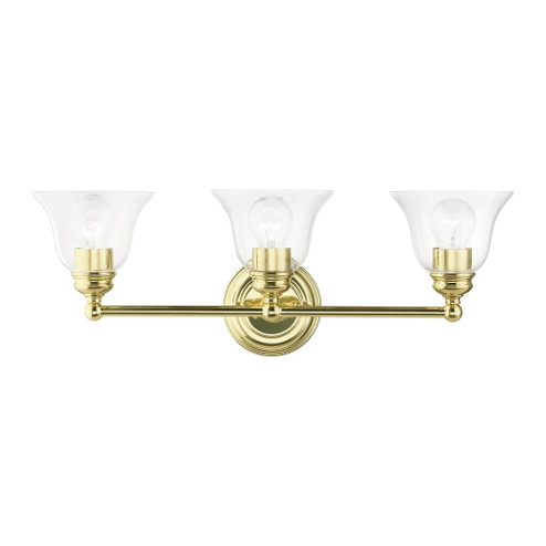 3 Light Polished Brass Vanity Sconce (108|16943-02)