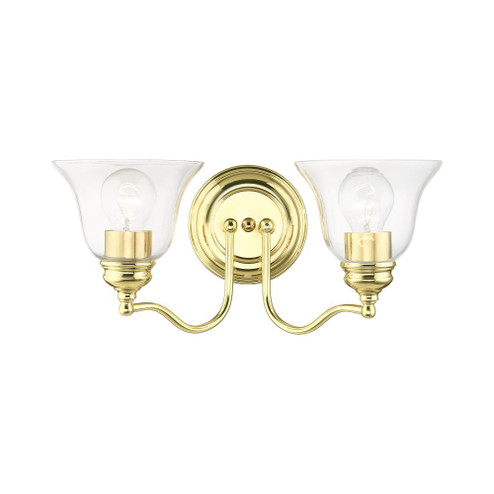 2 Light Polished Brass Vanity Sconce (108|16932-02)