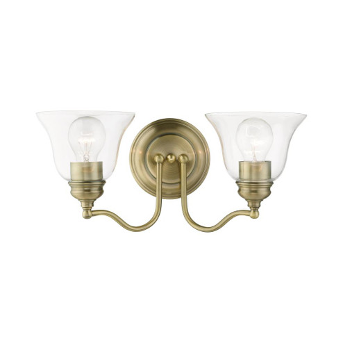 2 Light Antique Brass Vanity Sconce (108|16932-01)