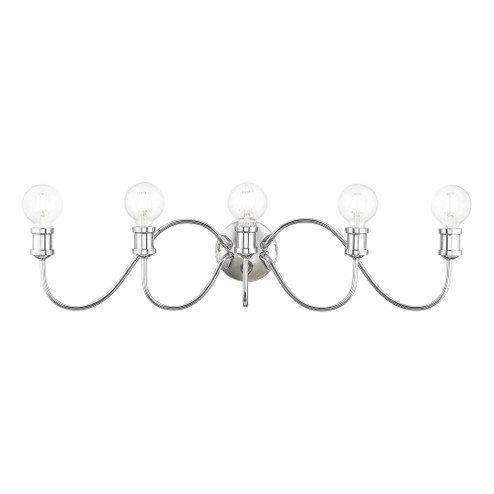 5 Light Polished Chrome Large Vanity Sconce (108|16575-05)