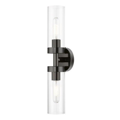 2 Light Black Chrome ADA Vanity Sconce (108|16172-46)