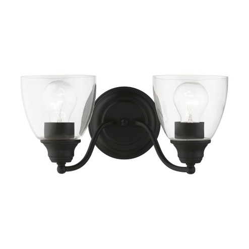2 Light Black Vanity Sconce (108|15132-04)