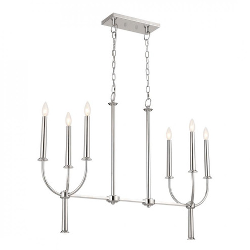 Linear Chandelier 6Lt (10687|52495PN)