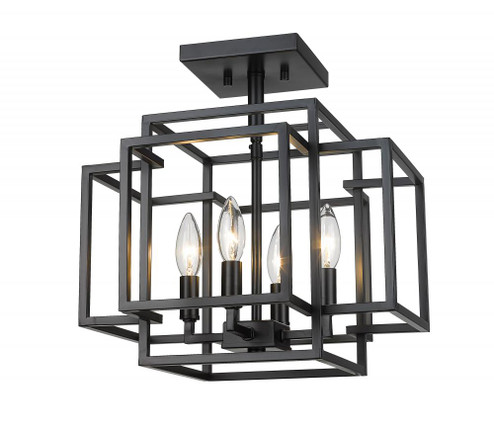 4 Light Semi Flush Mount (276|454SF-MB)