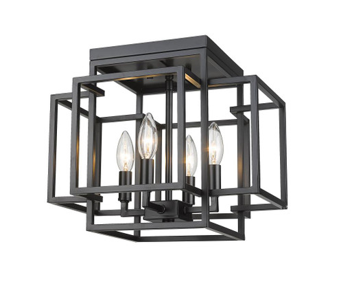 4 Light Flush Mount (276|454F-MB)