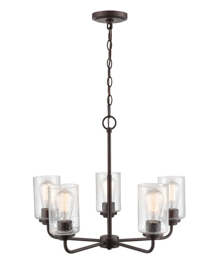 Moven 5-Light Chandelier Ceiling - Rubbed Bronze (670|9605-RBZ)