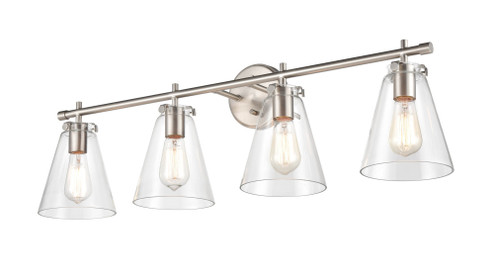 Aliza 4-Light Vanity Brushed Nickel (670|8124-BN)