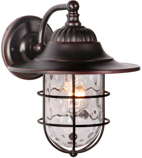 Fairmont 1 Light Small Outdoor Wall Mount in Oiled Bronze Gilded (20|Z5804-OBG)