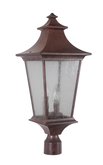 Argent II 3 Light Outdoor Post Mount in Aged Bronze (20|Z1375-AG)