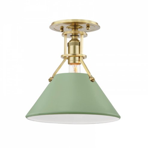 1 LIGHT SEMI FLUSH (57|MDS353-AGB/LFG)