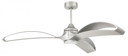 Bandeaux 60'' 3-Blade Ceiling Fan in Painted Nickel w/ Painted Nickel Blades (20|BDX60PN3)