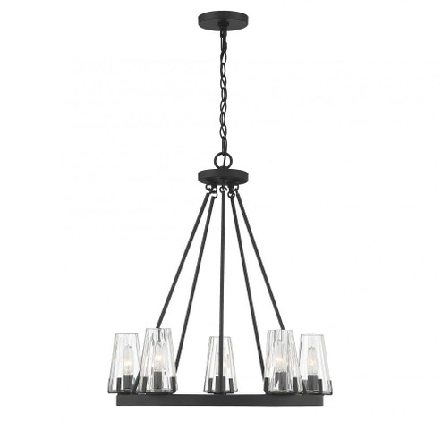Dimond 5-Light Chandelier in Matte Black (641|V6-L1-2320-5-89)