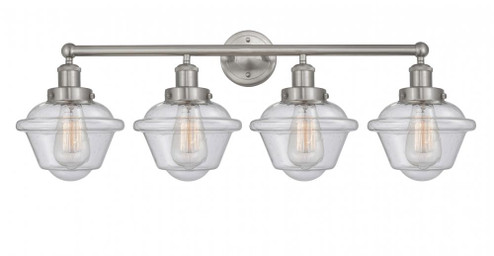 Oxford - 4 Light - 34 inch - Brushed Satin Nickel - Bath Vanity Light (3442|616-4W-SN-G534)