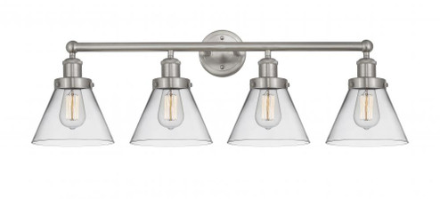 Cone - 4 Light - 35 inch - Brushed Satin Nickel - Bath Vanity Light (3442|616-4W-SN-G42)