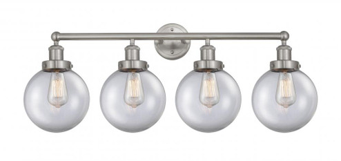 Beacon - 4 Light - 35 inch - Brushed Satin Nickel - Bath Vanity Light (3442|616-4W-SN-G202-8)