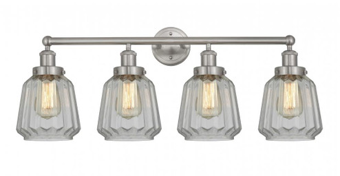 Chatham - 4 Light - 34 inch - Brushed Satin Nickel - Bath Vanity Light (3442|616-4W-SN-G142)