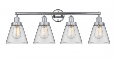 Cone - 4 Light - 33 inch - Polished Chrome - Bath Vanity Light (3442|616-4W-PC-G62)