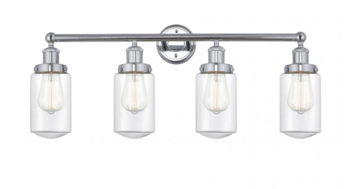 Dover - 4 Light - 32 inch - Polished Chrome - Bath Vanity Light (3442|616-4W-PC-G312)