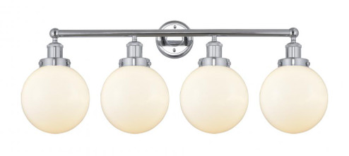 Beacon - 4 Light - 35 inch - Polished Chrome - Bath Vanity Light (3442|616-4W-PC-G201-8)