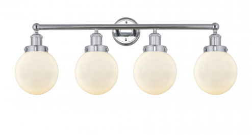 Beacon - 4 Light - 33 inch - Polished Chrome - Bath Vanity Light (3442|616-4W-PC-G201-6)