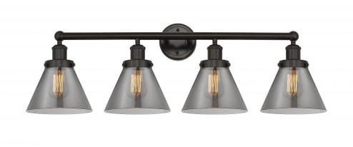 Cone - 4 Light - 35 inch - Oil Rubbed Bronze - Bath Vanity Light (3442|616-4W-OB-G43)