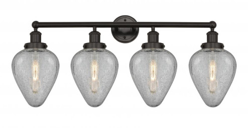 Geneseo - 4 Light - 34 inch - Oil Rubbed Bronze - Bath Vanity Light (3442|616-4W-OB-G165)