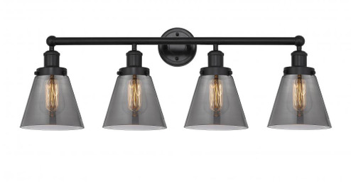 Cone - 4 Light - 33 inch - Matte Black - Bath Vanity Light (3442|616-4W-BK-G63)
