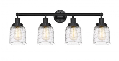 Bell - 4 Light - 32 inch - Matte Black - Bath Vanity Light (3442|616-4W-BK-G513)
