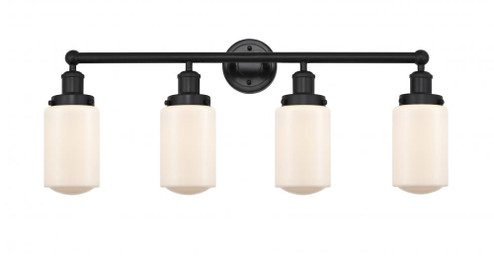 Dover - 4 Light - 32 inch - Matte Black - Bath Vanity Light (3442|616-4W-BK-G311)
