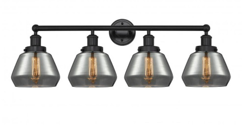 Fulton - 4 Light - 34 inch - Matte Black - Bath Vanity Light (3442|616-4W-BK-G173)