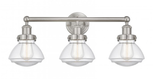 Olean - 3 Light - 25 inch - Brushed Satin Nickel - Bath Vanity Light (3442|616-3W-SN-G322)
