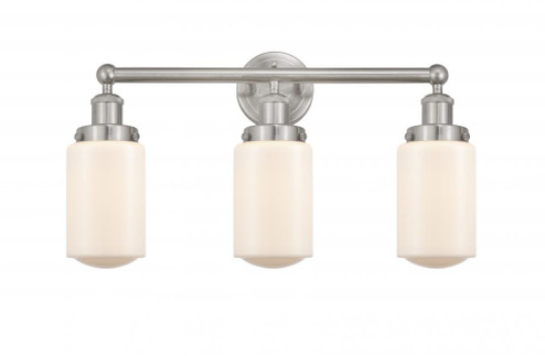 Dover - 3 Light - 23 inch - Brushed Satin Nickel - Bath Vanity Light (3442|616-3W-SN-G311)