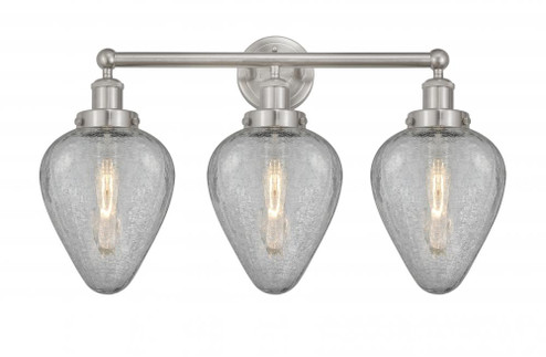 Geneseo - 3 Light - 25 inch - Brushed Satin Nickel - Bath Vanity Light (3442|616-3W-SN-G165)