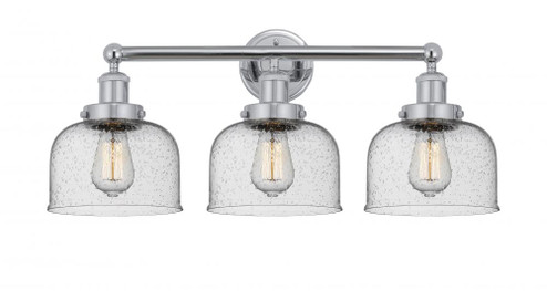 Bell - 3 Light - 26 inch - Polished Chrome - Bath Vanity Light (3442|616-3W-PC-G74)