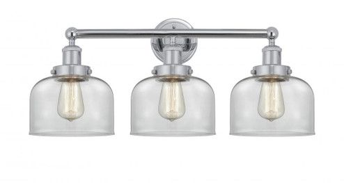 Bell - 3 Light - 26 inch - Polished Chrome - Bath Vanity Light (3442|616-3W-PC-G72)