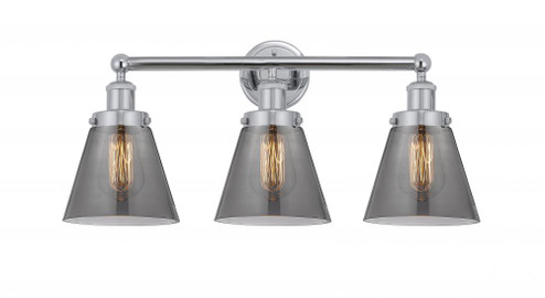 Cone - 3 Light - 24 inch - Polished Chrome - Bath Vanity Light (3442|616-3W-PC-G63)